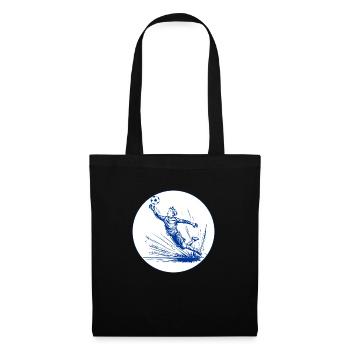Goalkeeper (blue and white) - Tote Bag - black - Front