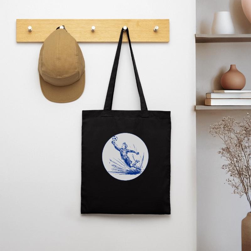 Goalkeeper (blue and white) Tote Bag