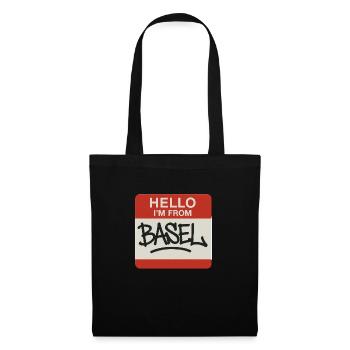 Basel graffiti - Tote Bag - black - Front