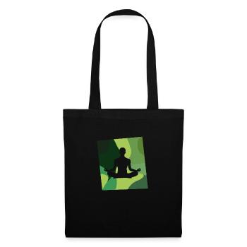Méditation Respiration - Sac en tissu - noir - Devant