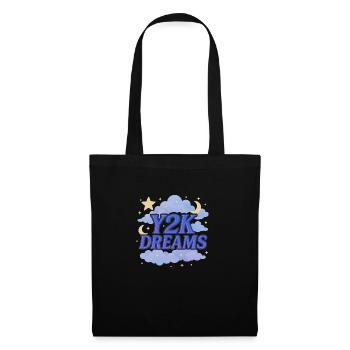 Y2k Fashion Clouds - Tote Bag - black - Front