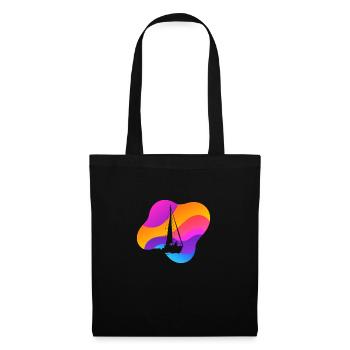 Voiliers Marins - Sac en tissu - noir - Devant