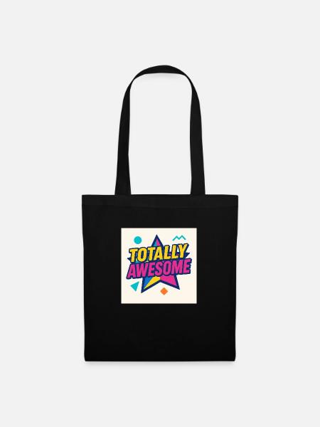 Totally Awesome – Star Power - Stoffbeutel - Schwarz