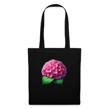 Hydrangea pink - Tote Bag - black - Front