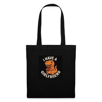 J’ai une copine - Sac en tissu - noir - Devant