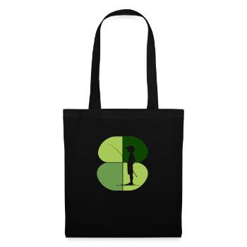 Fishing Carp Fishing Rod - Tote Bag - black - Front