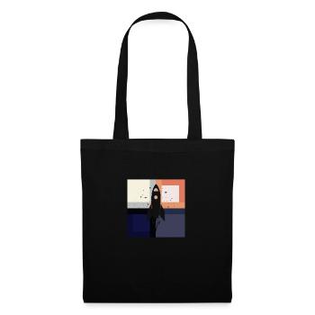 Astronomie spatiale Planètes - Sac en tissu - noir - Devant