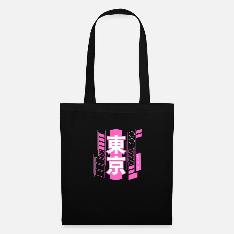 Tokio Cyberpunk - Stoffbeutel - Schwarz