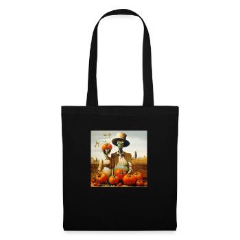 Tomato Farmer Man WomanTomato Landscape Surreal - Tote Bag - black - Front