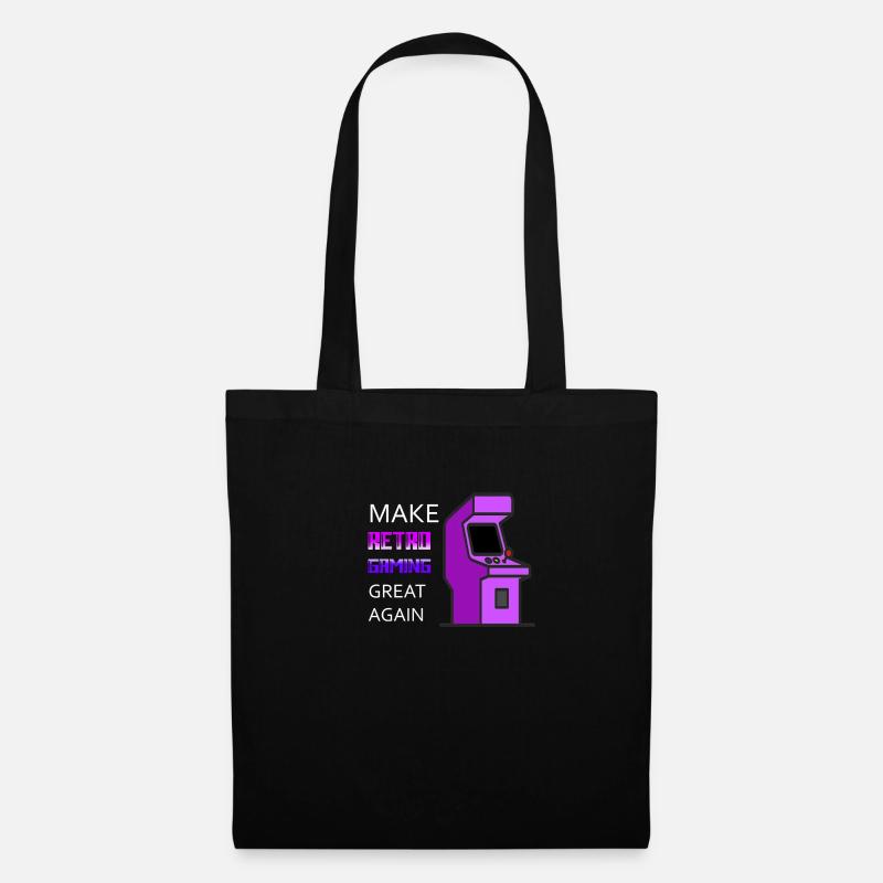make retro gaming great again - Sac en tissu - noir