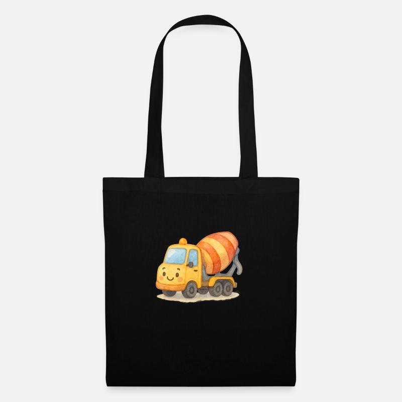 Concrete mixer - Tote Bag - black