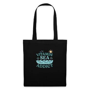 Vitamin Sea Addict - Stoffbeutel - Schwarz - Vorne