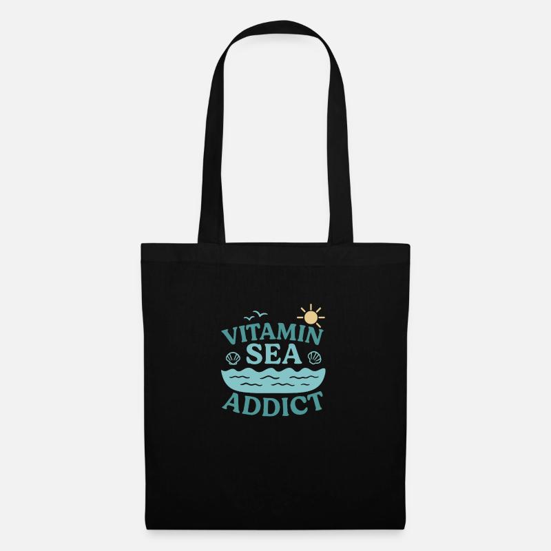 Vitamin Sea Addict - Stoffbeutel - Schwarz