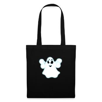 Glowing Halloween Ghost - Tote Bag - black - Front