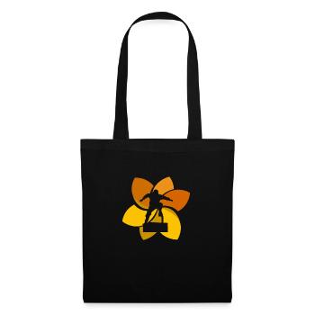 Parkour Runner Acrobatics Obstacle - Tote Bag - black - Front