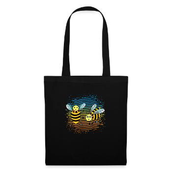 Insectes - Sac en tissu - noir - Devant