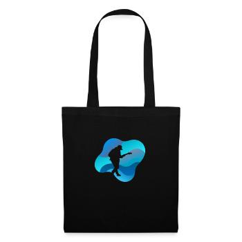 Guitariste Bassiste Hardrock - Sac en tissu - noir - Devant