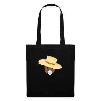 timal chapo - Sac en tissu - noir - Devant