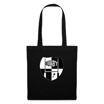 rugby - Sac en tissu - noir - Devant