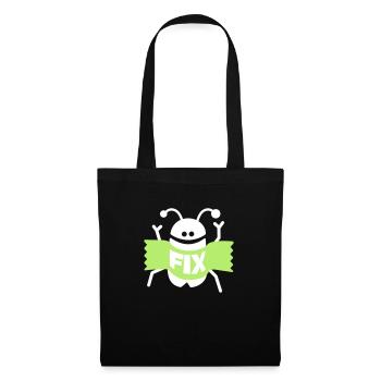 correction d'un bug - Sac en tissu - noir - Devant