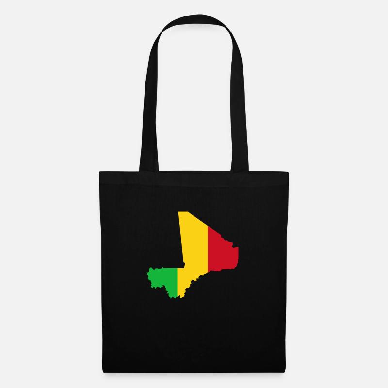 Mali flag - Stoffbeutel - Schwarz