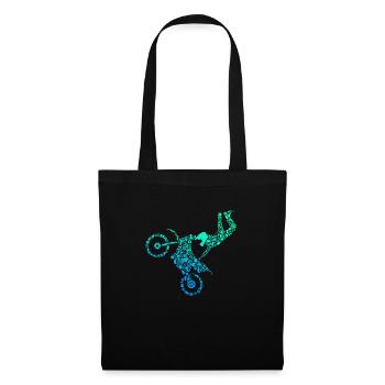 Enduro Supermoto Motocross - Sac en tissu - noir - Devant
