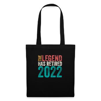 The legend is retired, retired - Tote Bag - black - Front