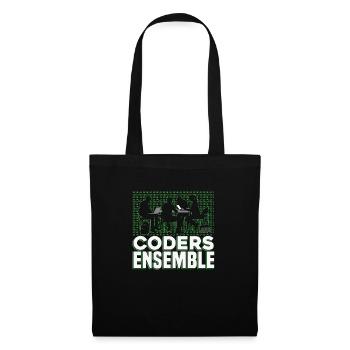 Programmierer Coder Software Entwickler - Stoffbeutel - Schwarz - Vorne