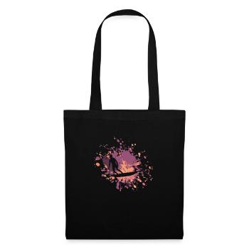 Surfeur Profiter Color Splash - Sac en tissu - noir - Devant