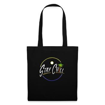 Stay Chill - Sac en tissu - noir - Devant