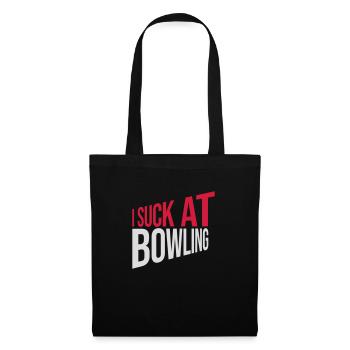 Je suis nul au bowling - Sac en tissu - noir - Devant