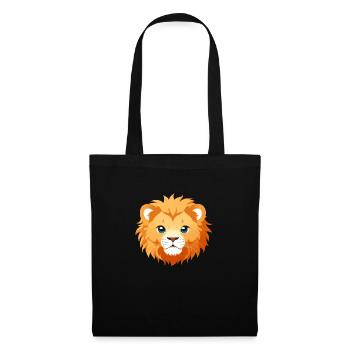 Royal Cartoon Lion Lion Comic 2 - Tote Bag - black - Front