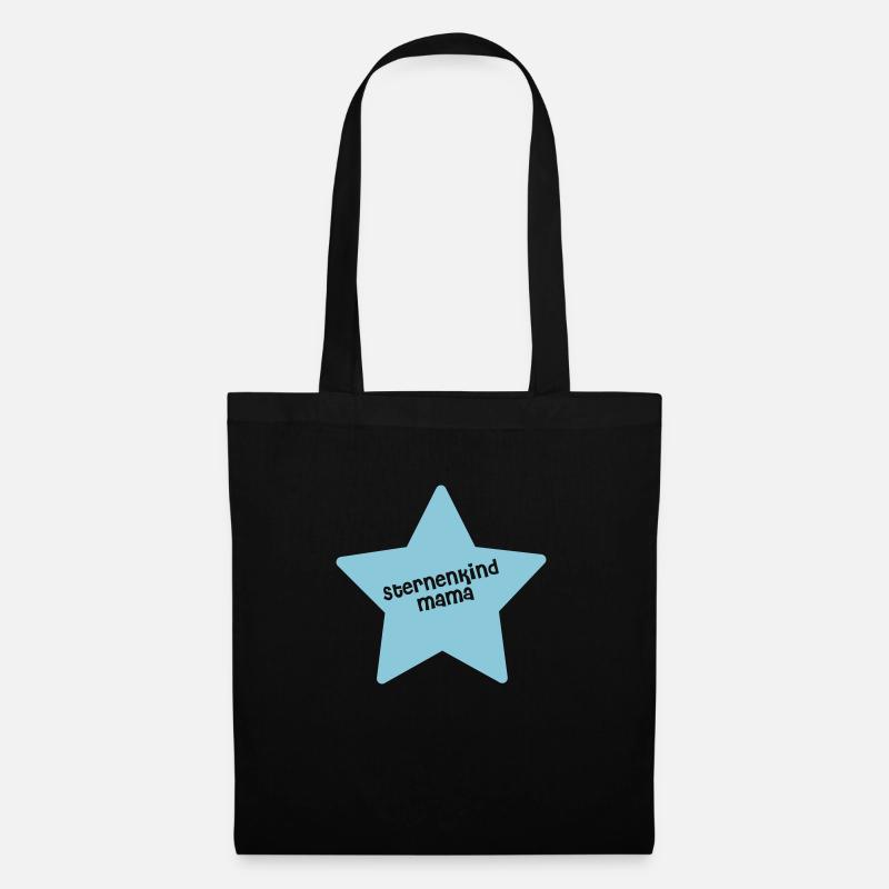 Sternenkind Mama Blau - Stoffbeutel - Schwarz