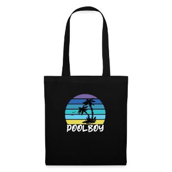 Sauveteur de natation Poolboy - Sac en tissu - noir - Devant