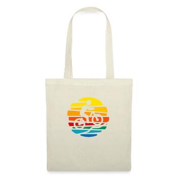 Vélo, Vélo - Sac en tissu - nature - Devant