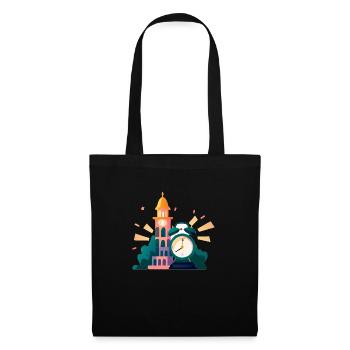 Last day of school: The clock is ticking for the end of school - Tote Bag - black - Front