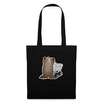Tazz Talk | bras forts et trapus COULEUR - Sac en tissu - noir - Devant