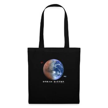 Mars Shirt, Dream Bigger and Occupy Mars - Tote Bag - black - Front