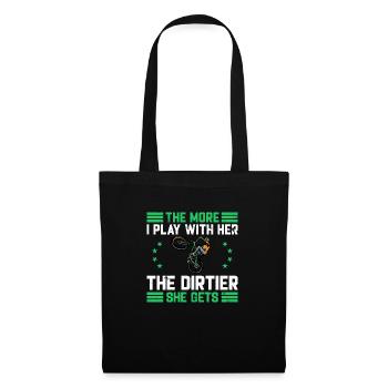 Motocross Funny Saying Dentist Bill Dirt Bike - Tote Bag - black - Front