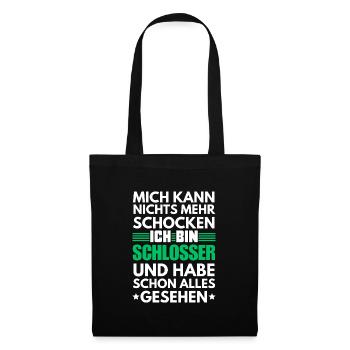Serrure antichoc - Sac en tissu - noir - Devant