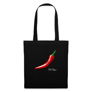 Chili Pepper For Black Shirts - Stoffbeutel - Schwarz - Vorne