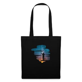 peintre - Sac en tissu - noir - Devant