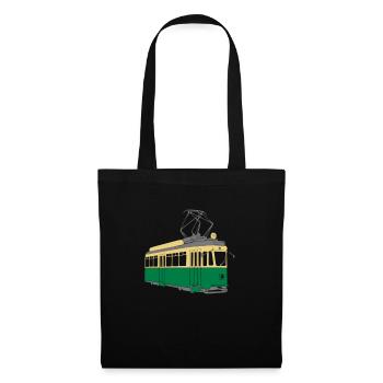 Tramway de Berne - Sac en tissu - noir - Devant