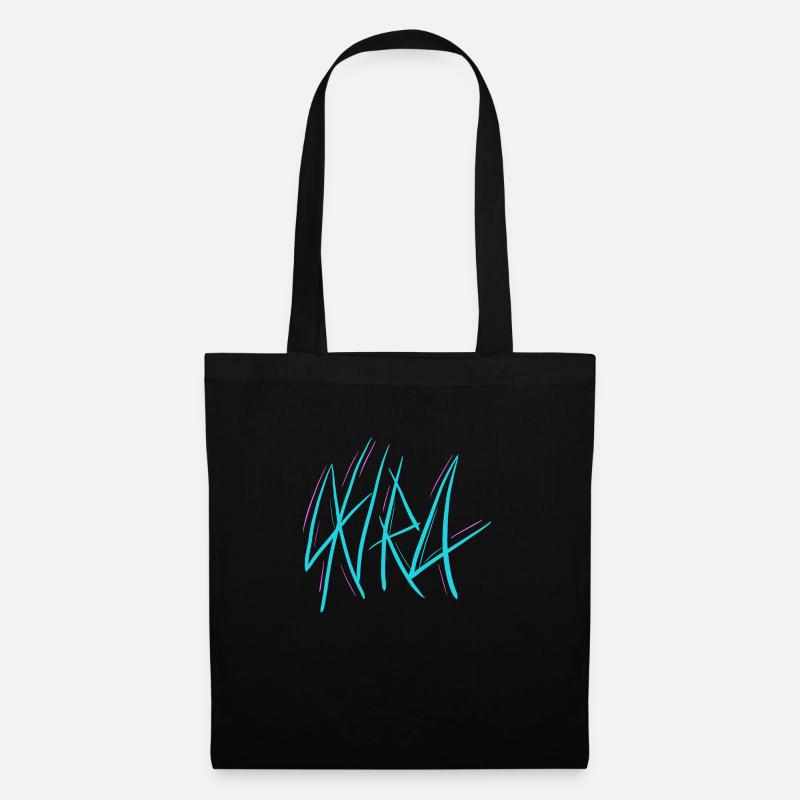 Akira tag neon - Stoffbeutel - Schwarz