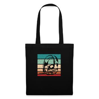 Jeu Écouter Gaming Gamer Cadeau Joueur Joueur - Sac en tissu - noir - Devant