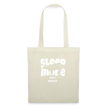 Drôle de sloth design mode veille - Sac en tissu - nature - Devant