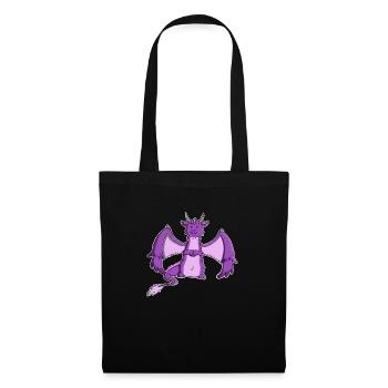 Purple Dragon - Stoffbeutel - Schwarz - Vorne
