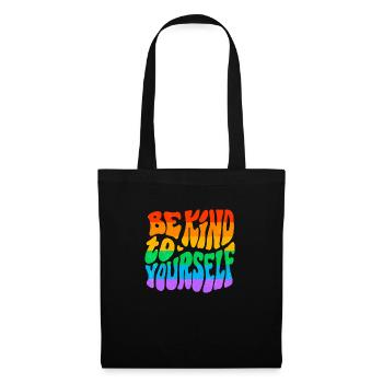Gay Pride Parade LGBTQ+ Rainbow Flag Body Positive - Tote Bag - black - Front