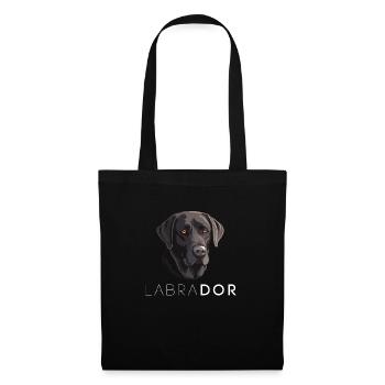 Labrador - Sac en tissu - noir - Devant