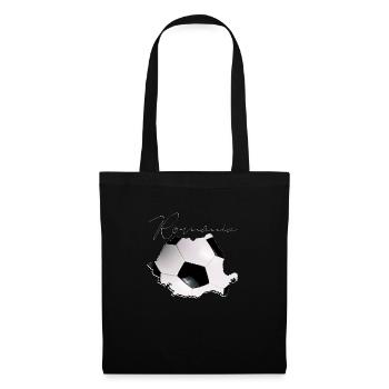 Carte de la Roumanie encadrée Real Football RO - Sac en tissu - noir - Devant